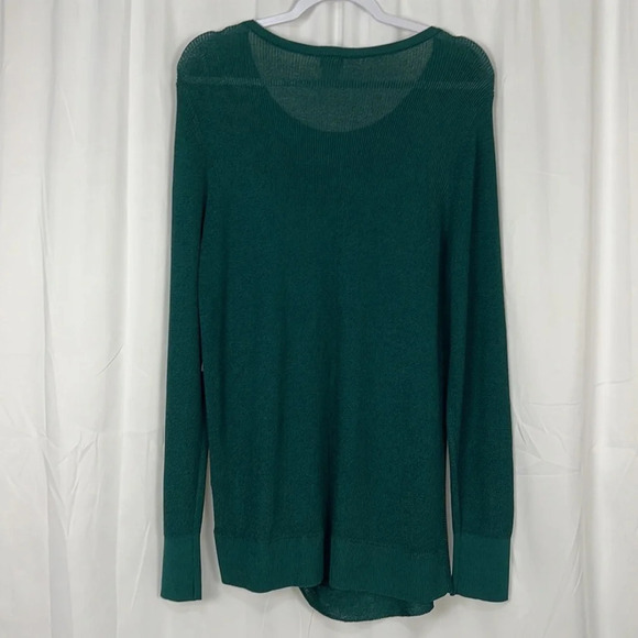Chico’s New Women’s U.S Large Pullover Sweater Scoop Neck Side Twist Long Sleeve - Picture 2 of 7